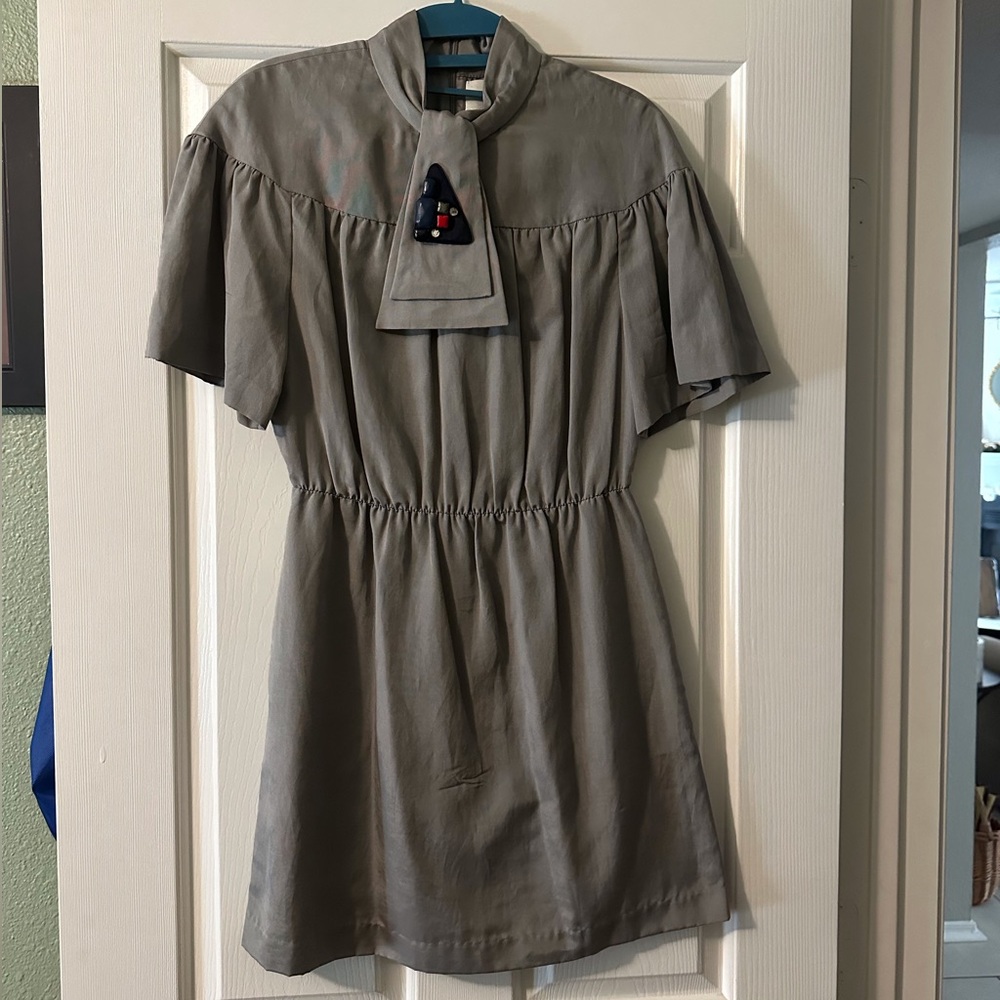 3.1 Phillip Lim Silver Short Sleeve Dress